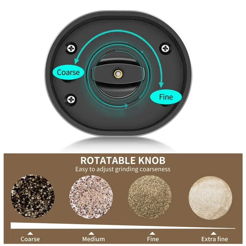 grindpro™ automatic salt & pepper mill grindpro™ automatic salt & pepper mill