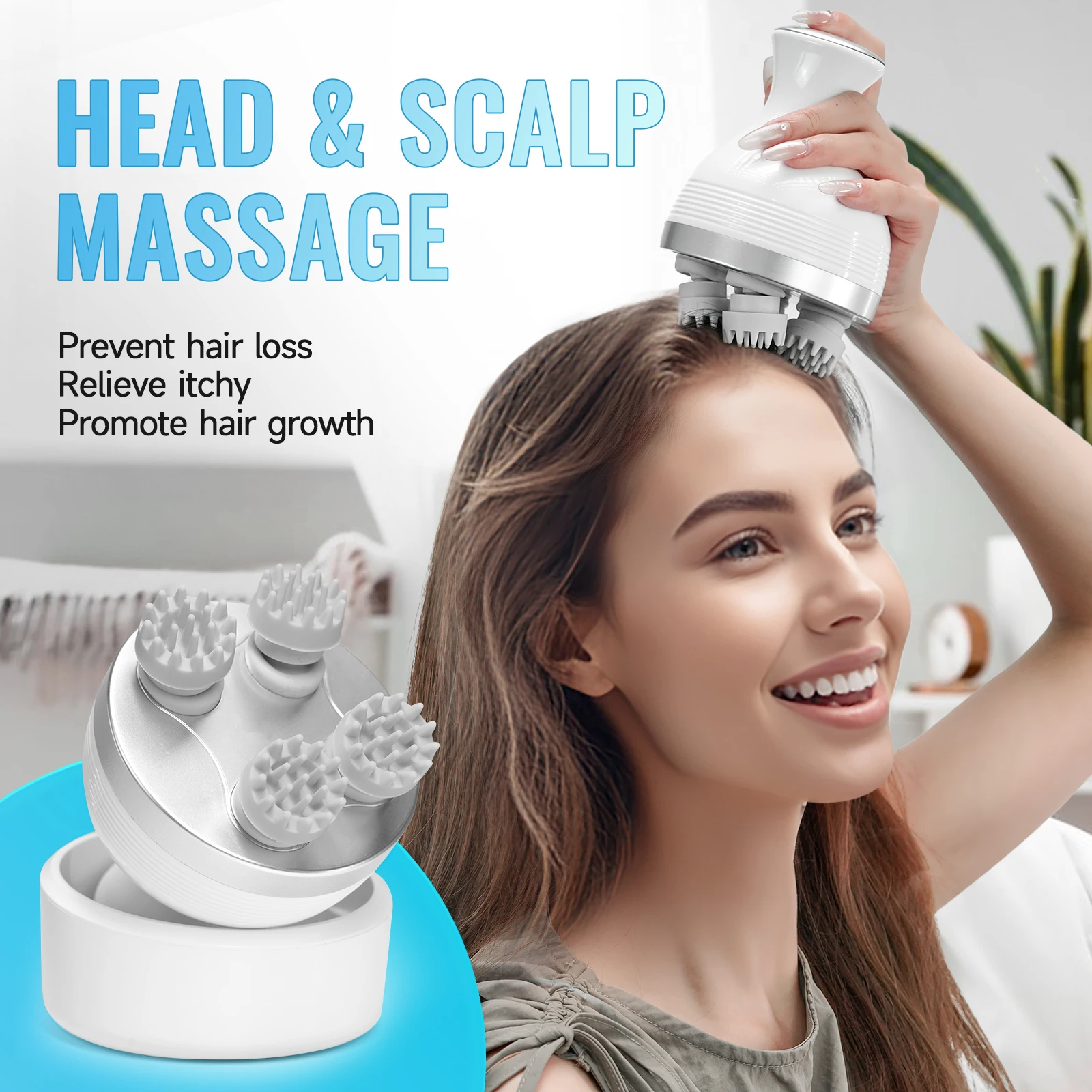 scalppro™ electric head massager by cozest scalppro™ electric head massager by cozest