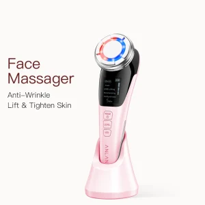anlan 6 in 1 facial massager — microcurrent lifting & led beauty device by cozest