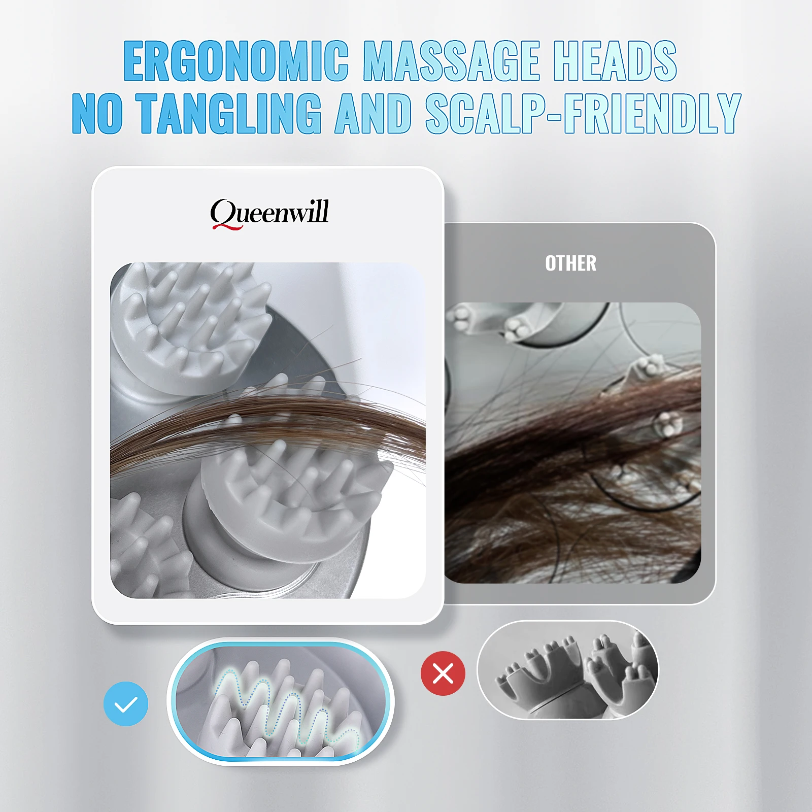 scalppro™ electric head massager by cozest scalppro™ electric head massager by cozest